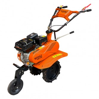 Motocultor 8cp 212cc, benzina 4T, 3 viteze, pornire manuala, cu roti si freze PACHET ulei inclus Detoolz 